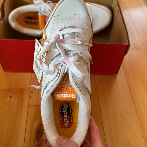 Rare Limited Edition Reebok Popsicle White Orange Mens Size 8.5 GY2433 Trainers - Picture 5 of 9